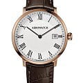 Aerowatch Aerowatch Heritage 21976 RO07  21976 RO07 кварцевые мужские часы белый циферблат, браслет кожаный — вид спереди